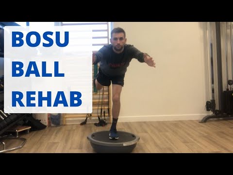 ACL Rehab Exercises: Bosu Ball Single Leg Progressions