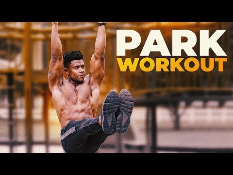 Muscle Building Calisthenics Park Workout!