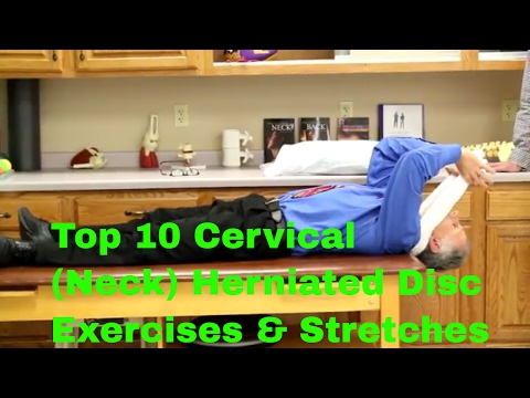 Top Cervical Neck Disc Herniation Exercises Stretches For Pain Relief Workout Videos